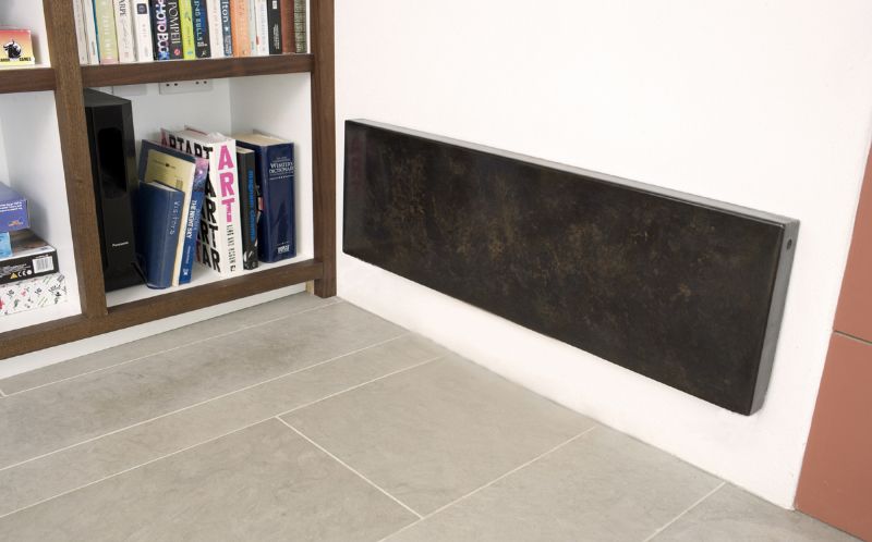 Gong! electric radiator in Dusky Moodstress finish Gong! electric radiator in Dusky Moodstress finish
